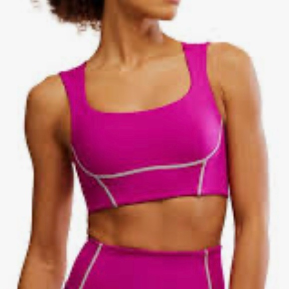FP Movement You’re a Peach Sports Bra in FUSCHIA